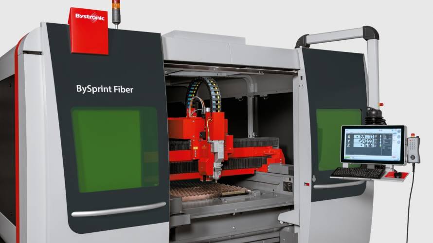 دستگاه برش لیزر Bystronic مدل BySprint Fiber با تکنولوژی پیشرفته فایبر لیزر